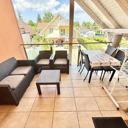 아파트 Lelle Udvar 3 Private Jacuzzi Ac Free Parking 발라톤엘
